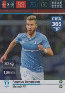 Defensive Rock, 2015-16 Adrenalyn FIFA 365 #252 Rasmus Bengtsson