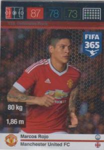 Defensive Rock, 2015-16 Adrenalyn FIFA 365 #253 Marcos Rojo