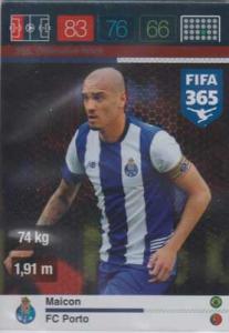 Defensive Rock, 2015-16 Adrenalyn FIFA 365 #256 Maicon