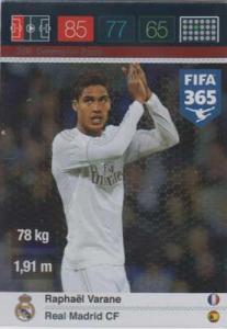 Defensive Rock, 2015-16 Adrenalyn FIFA 365 #258 Raphael Varane