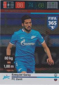 Defensive Rock, 2015-16 Adrenalyn FIFA 365 #261 Ezequiel Garay