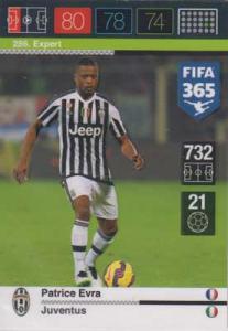 Expert, 2015-16 Adrenalyn FIFA 365 #286 Patrice Evra