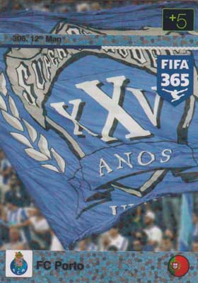 12th Man, 2015-16 Adrenalyn FIFA 365 #306 FC Porto