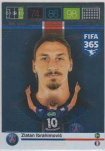 Icon, 2015-16 Adrenalyn FIFA 365 #309 Zlatan Ibrahimovic