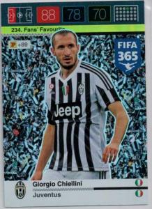 Fans Favourite, 2015-16 Adrenalyn FIFA 365 #234 Giorgio Chiellini