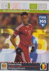 International Rising Star, 2015-16 Adrenalyn FIFA 365 #352 Divock Origi