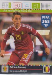 International Rising Star, 2015-16 Adrenalyn FIFA 365 #356 Adnan Januzzaj