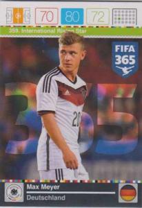 International Rising Star, 2015-16 Adrenalyn FIFA 365 #359 Max Meyer