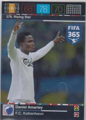 Rising Star, 2015-16 Adrenalyn FIFA 365 #379 Daniel Amartey
