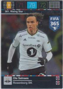 Rising Star, 2015-16 Adrenalyn FIFA 365 #381 Ole Selnaes