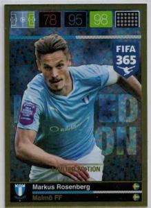 Limited Edition, 2015-16 Adrenalyn FIFA 365 Markus Rosenberg