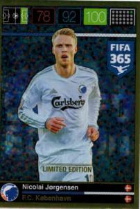 Limited Edition, 2015-16 Adrenalyn FIFA 365 Nicolai Jorgensen