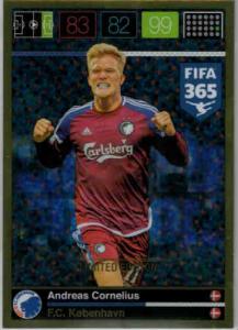 Limited Edition, 2015-16 Adrenalyn FIFA 365 Andreas Cornelius