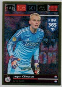 Limited Edition, 2015-16 Adrenalyn FIFA 365 Jasper Cillessen