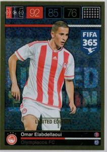XXL Limited Edition, 2015-16 Adrenalyn FIFA 365 Omar Elabdellaoui XXL