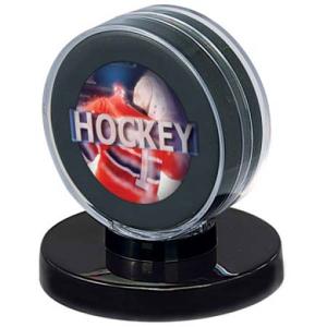 Black Base Puck Display - Puck ingår ej