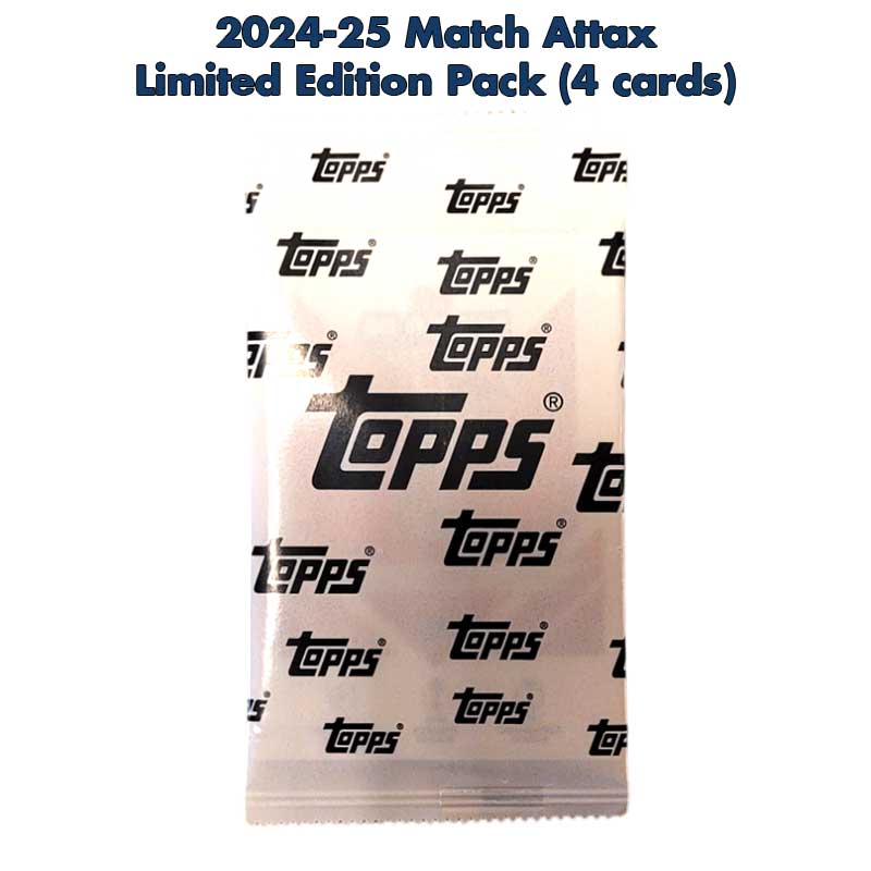 1 Limited Edition-pack - 2024-25 Topps Match Attax (Champions League & more) [3 Limited Edition cards and 1 New Generation card]