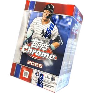 FÖRKÖP: Hel Value Box 2026 Topps Chrome MLB (7 Paket) (Preliminär release 22 juli 2026)