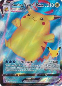 Celebrations - Surfing Pikachu VMAX - 9/25 - Ultra Rare