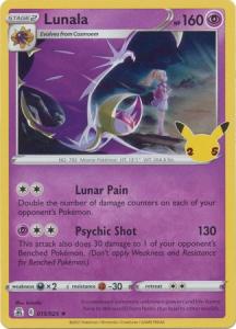 Celebrations - Lunala - 15/25 - Holo Rare