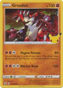 Celebrations - Groudon - 17/25 - Holo Rare