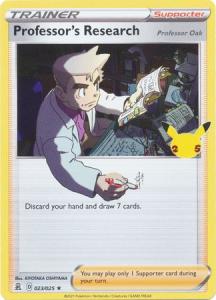 Celebrations - Professor's Research [Professor Oak] - 23/25 - Holo Rare