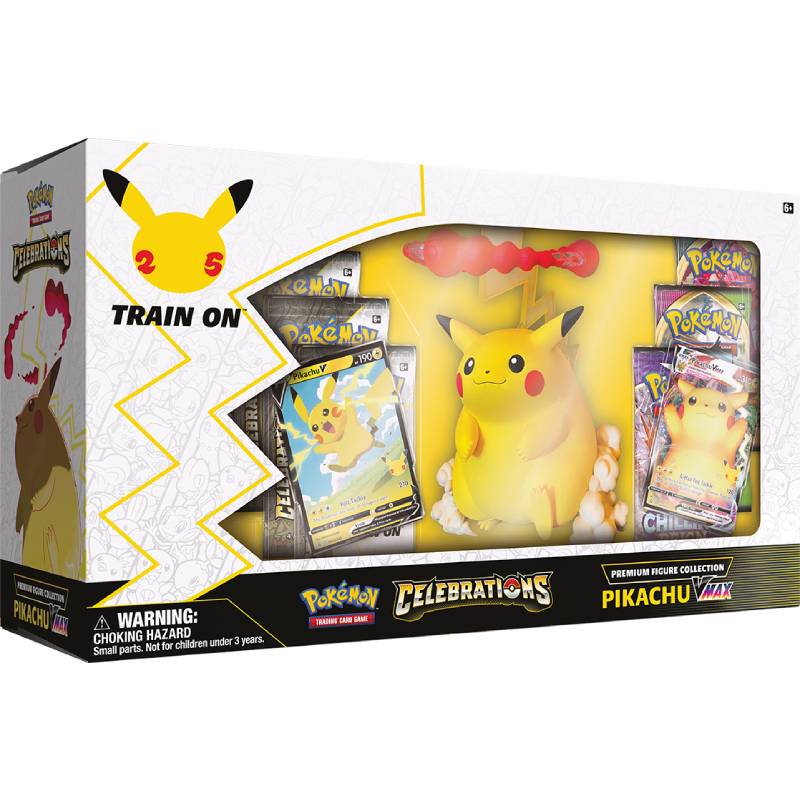 Pokemon Celebrations Pikachu VMAX Premium Figure Collection [Notering: Skick på ytterförpackning]