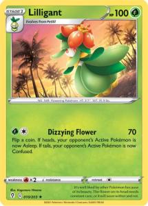 SWSH7 - Evolving Skies - 010/203 - Lilligant - Rare - Reverse