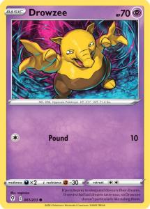 SWSH7 - Evolving Skies - 061/203 - Drowzee - Common - Reverse