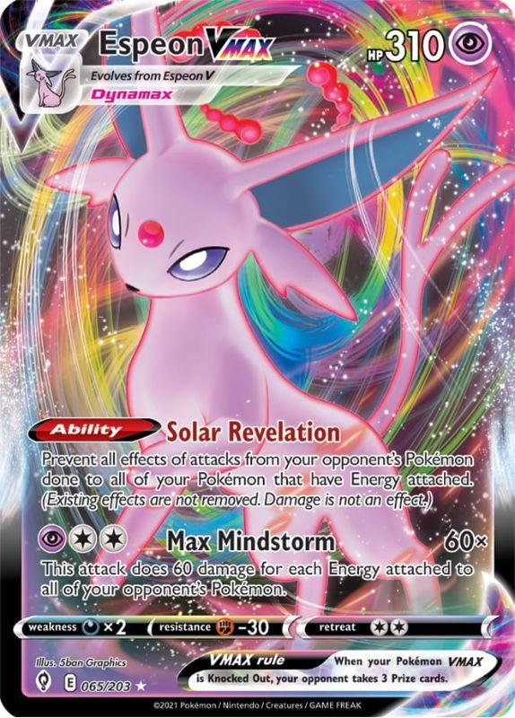 SWSH7 - Evolving Skies - 065/203 - Espeon VMAX – Rare