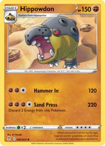 SWSH7 - Evolving Skies - 085/203 - Hippowdon - Uncommon