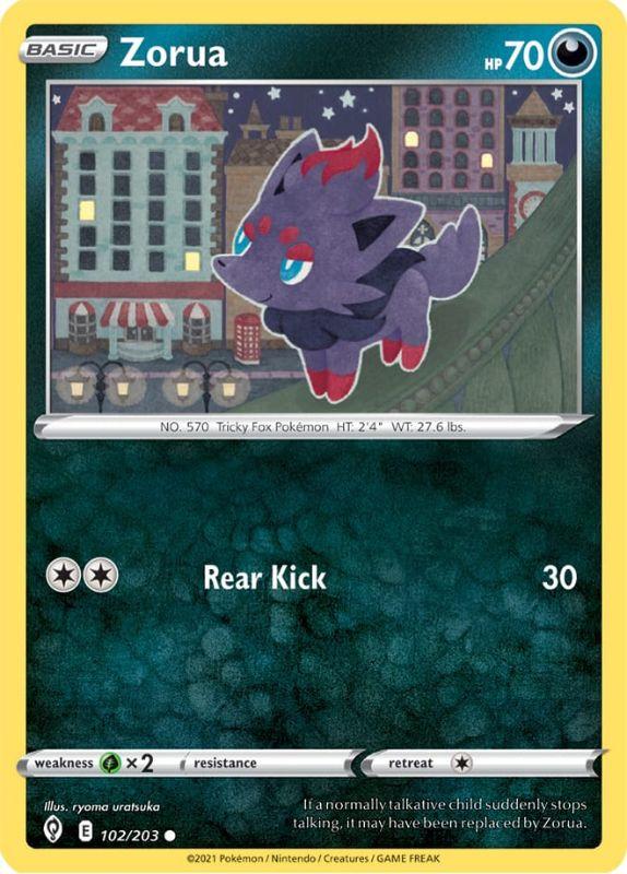 SWSH7 - Evolving Skies - 102/203 - Zorua - Common