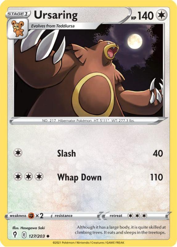 SWSH7 - Evolving Skies - 127/203 - Ursaring - Uncommon