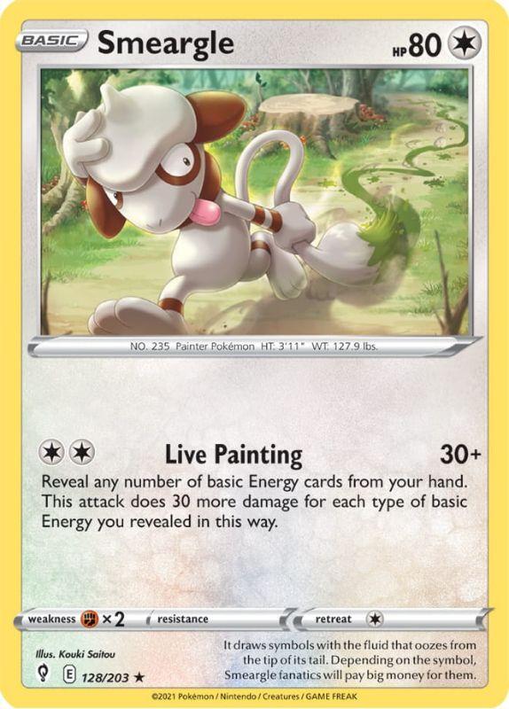 SWSH7 - Evolving Skies - 128/203 - Smeargle - Rare