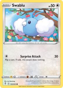 SWSH7 - Evolving Skies - 132/203 - Swablu - Common