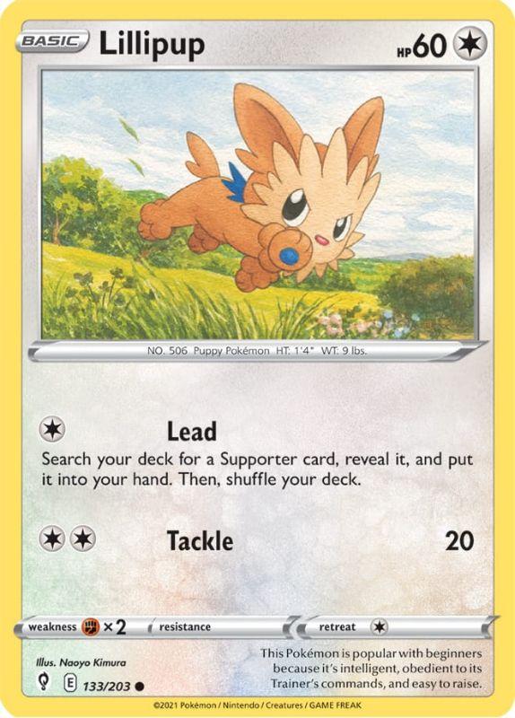 SWSH7 - Evolving Skies - 133/203 - Lillipup - Common