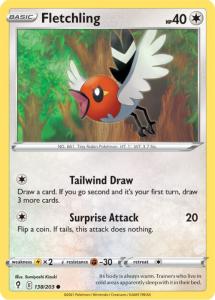 SWSH7 - Evolving Skies - 138/203 - Fletchling - Common
