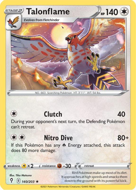 SWSH7 - Evolving Skies - 140/203 - Talonflame - Rare