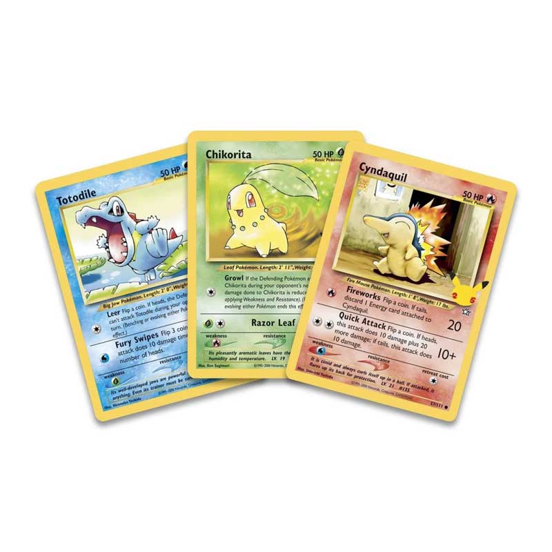 Pokemon, First Partner Pack Johto (3 Oversize cards)