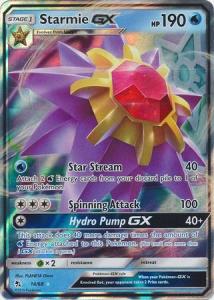 Pokemon S&M: Hidden Fates - Starmie GX - 14/68 - Ultra Rare