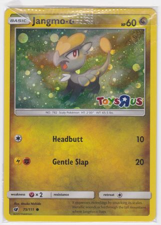 Pokemon Promo - Jangmo-o - 75/111 - Sealed Toys R Us Promo