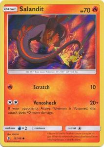 Pokemon Theme Deck Exclusive Salandit - 15/145 - Holo Theme Deck Exclusive