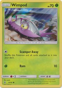 Pokemon Promo Card Wimpod - 8/145 - Holo Promo
