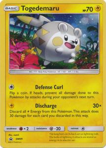 Sun & Moon Promos, Togedemaru - SM09 - Holo Promo
