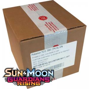 Pokémon, SM Guardians Rising, Three Pack Blister Display (24 Three Pack Blisters)