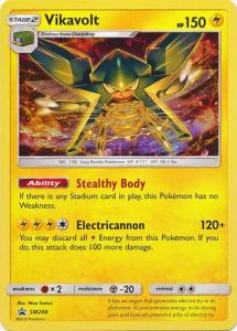 Pokemon S&M Promo - Vikavolt - SM208 - Holo Promo