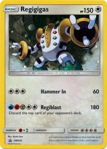 Pokemon S&M Promo - Regigigas - SM243 – Holo Promo