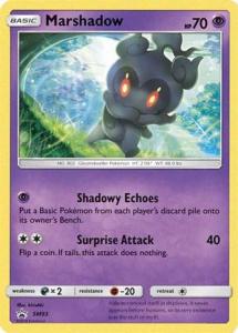 Pokemon Sun & Moon Promos Marshadow - SM93 - Alt Holo Promo