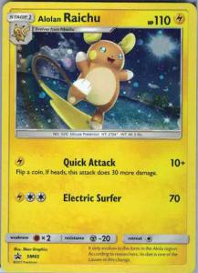 JUMBO Sun & Moon Promo Cards, Alolan Raichu - SM65 - Holo Promo (Stort kort)