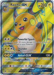JUMBO, Sun & Moon Promo Cards, Raichu GX - SM90 - Full Art Promo JUMBO (Large card)